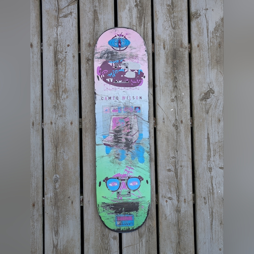 Multicolor Skateboard Deck